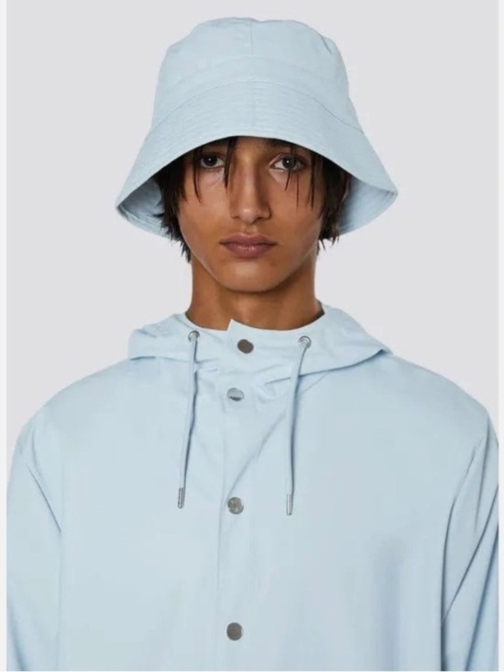 Rains Bucket Hat Sky Light Blue Waterproof Unisex Size XS-M NWT